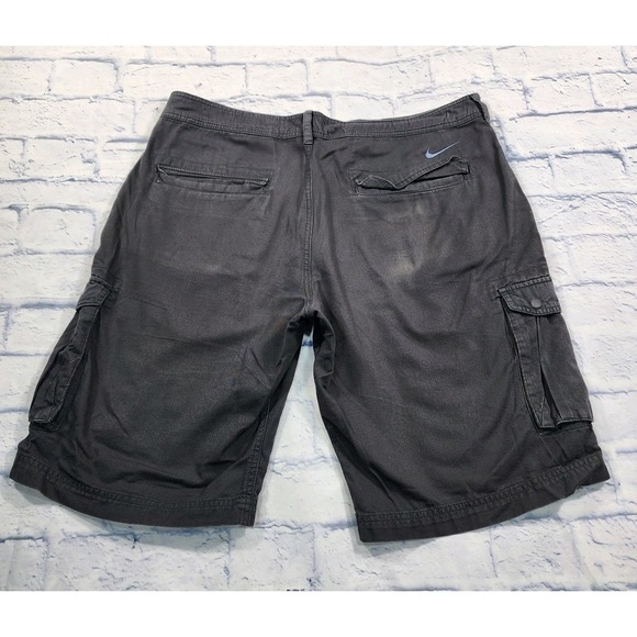 Nike The Athletic Dept MENS SIZE 36 Cargo Shorts Gray VINTAGE Orange Tag Skate - Picture 8 of 11